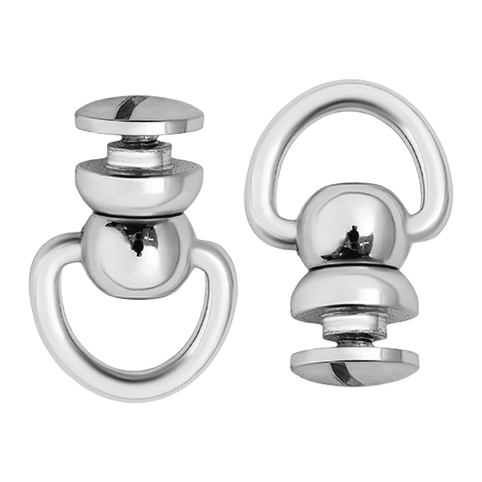 Rotating Rivet Ladaidra Brown fhgksm 2Pcs 360 Degree Rotating D Rings Studs Rivets ...