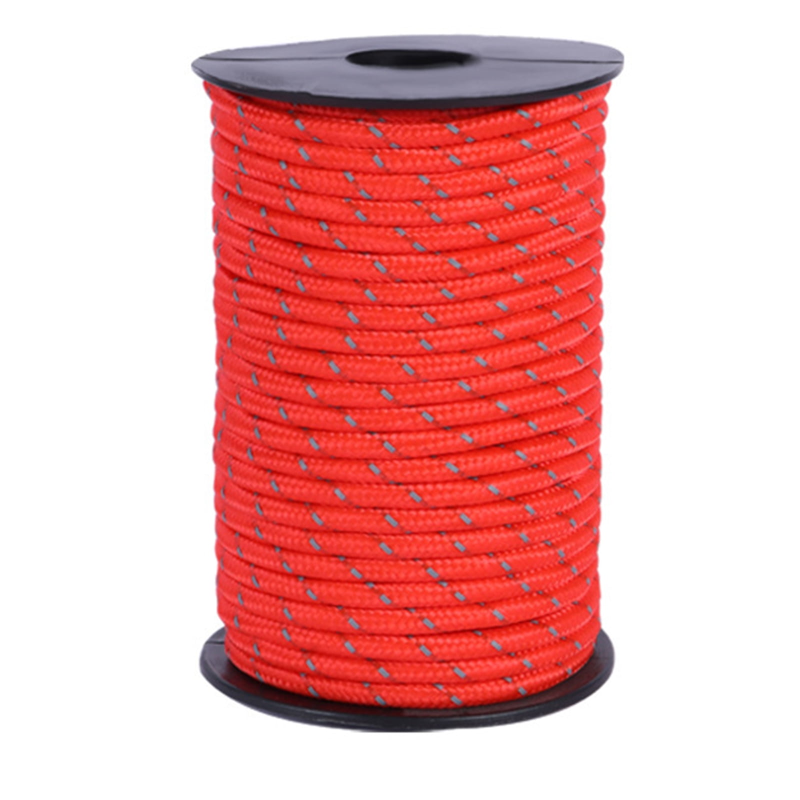 Reflective Guy Rope Ladaidra Brown fhgksm 65 Feet Guy Rope for Outdoor Camping Hiking ...