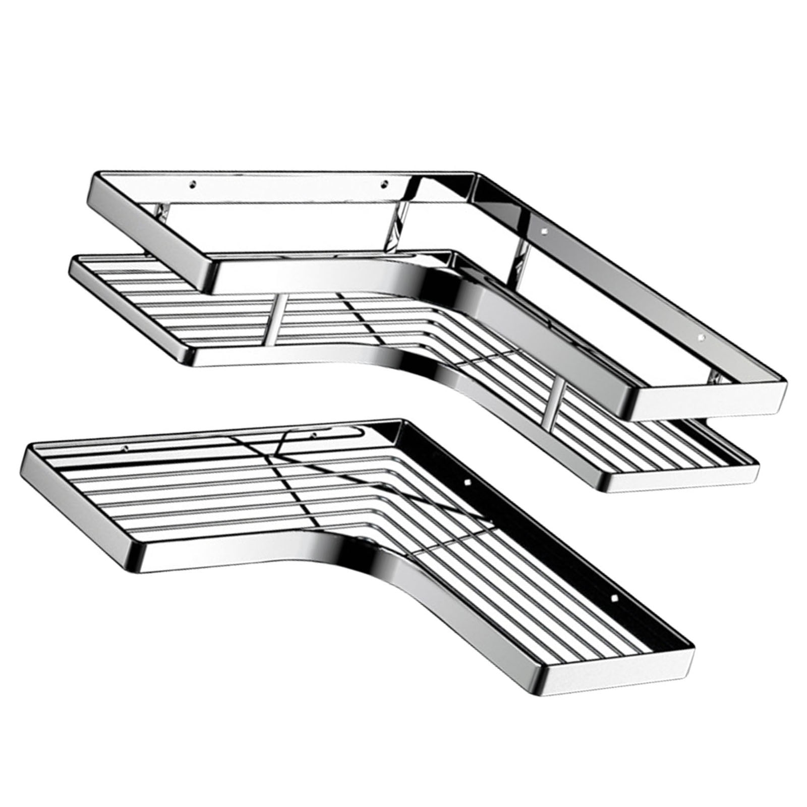 Ladaidra Brown fhgksm Corner Shower Rack Without Drilling Bathroom ...
