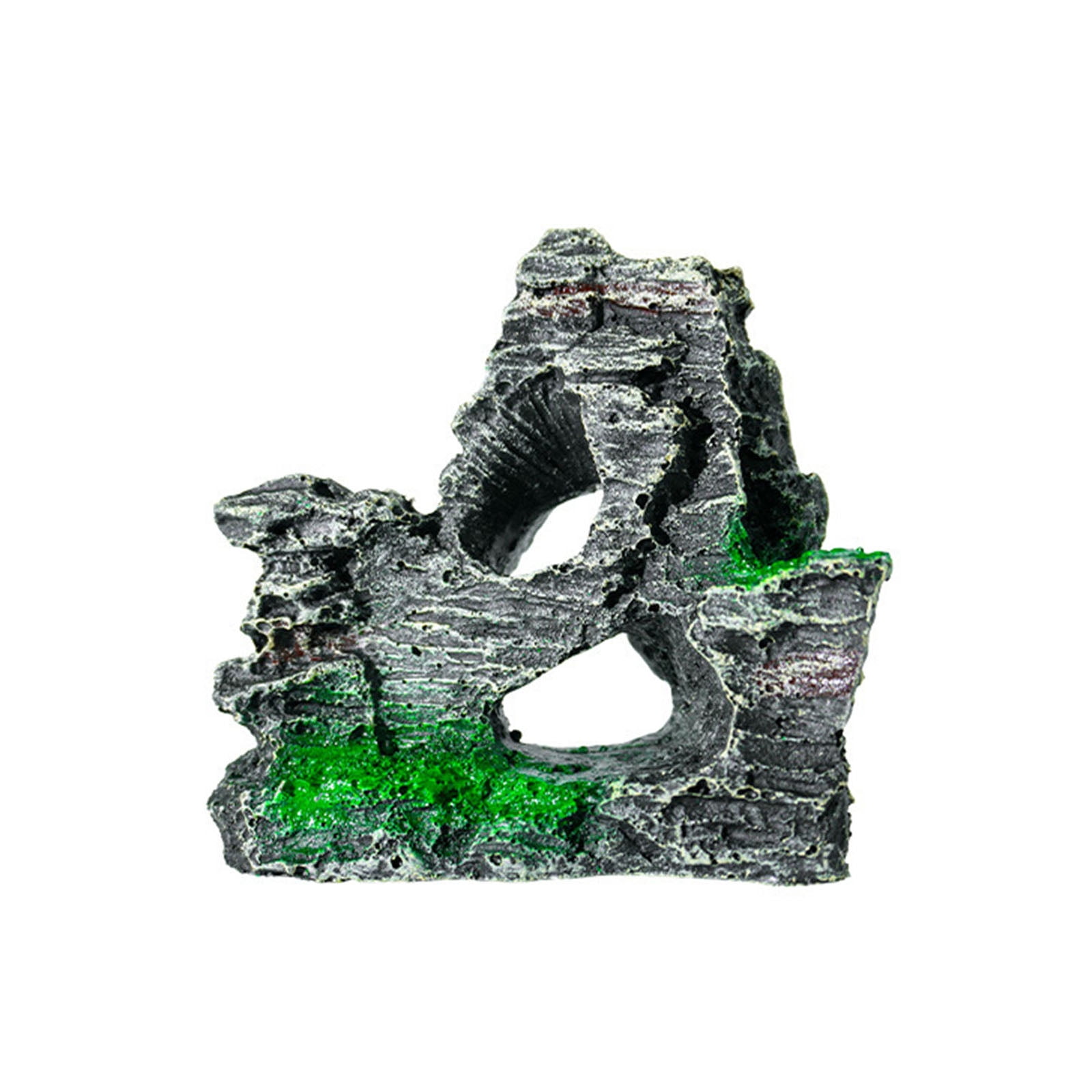 Image showcasing Ladaidra Brown fhgksm Resins Mountain Aquariums Decoration Natural ...
