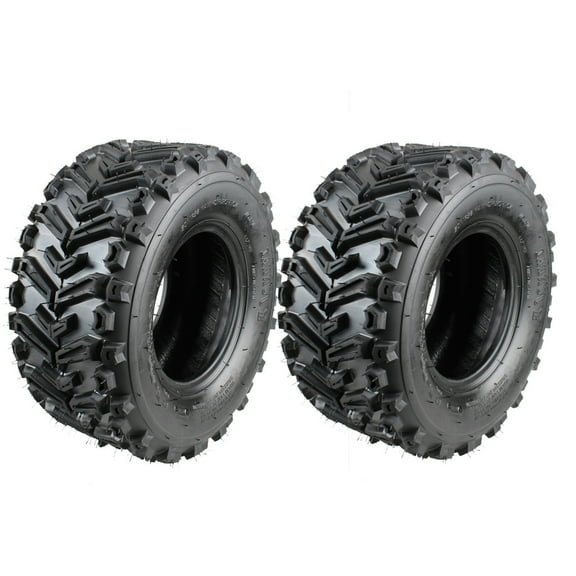Ladcaser 2 Pack 16x8-7 ATV Tires, 4PR All Terrain 16x8-7 TL ATV UTV Trail Sand Mud Off-Road Tires, Tubeless, Black