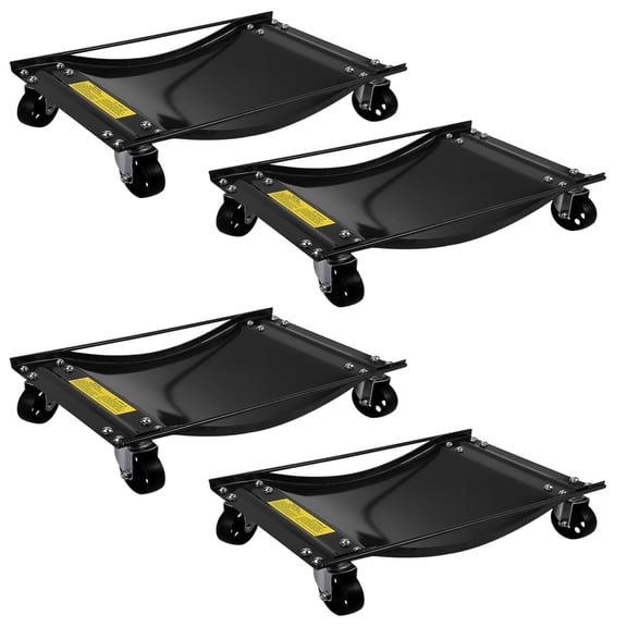 Ladcaser 2 Pack/4 Pack Car Wheel Tire Dolly Set, 2500lbs Load Capacity for Each Heavy Duty Skate Auto Repair Dolly