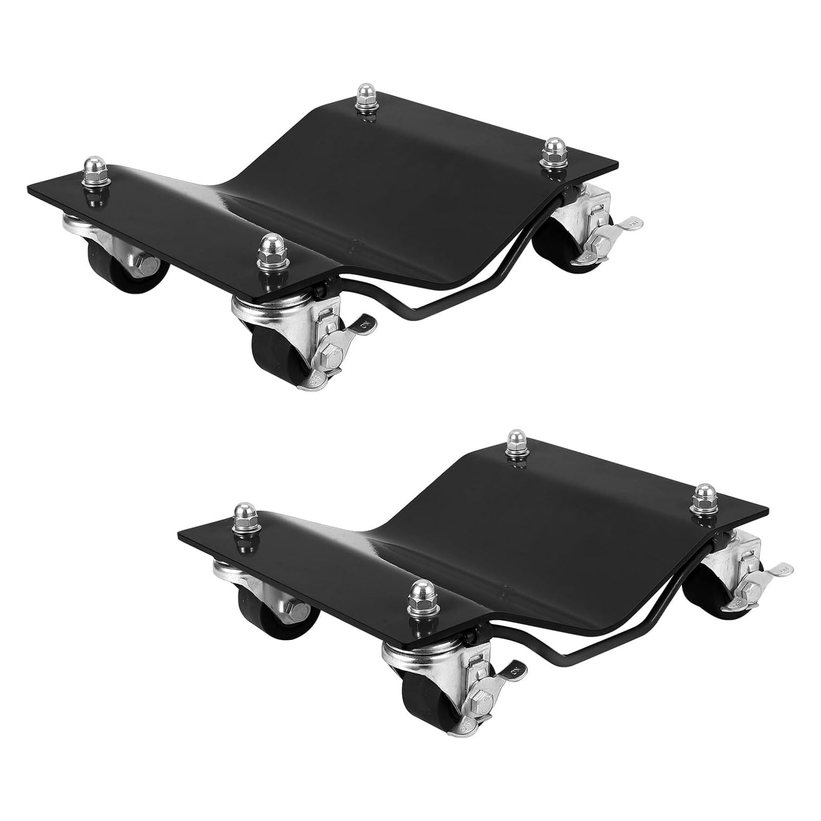 Ladcaser 2 Pack Car Dolly 5000 LBS Capacity Wheel Dolly, Heavy Duty ...