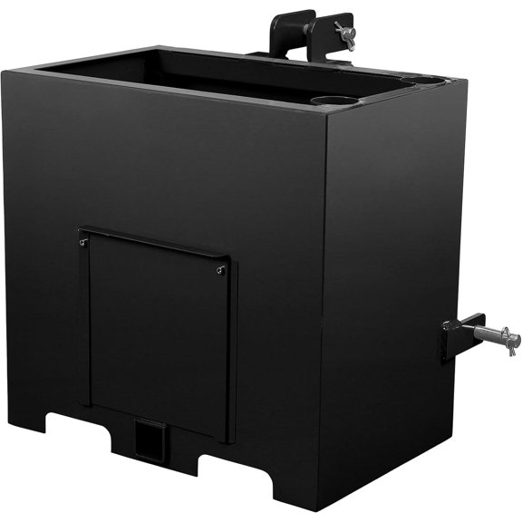 Ladcaser 3 Point Ballast Box, 800lbs Capacity, Standard 2 inch Hitch Receiver, with 5cu.ft Volume, Heavy Duty Steel, Fits Category 1 Tractor Attachment