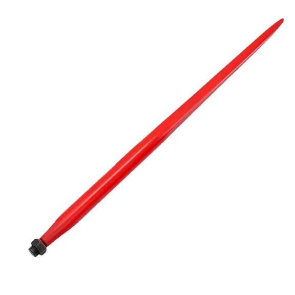 Ladcaser 49" Square Hay Bale Spear, 4000 lbs Capacity Spike Fork Tine for Tractors, Red