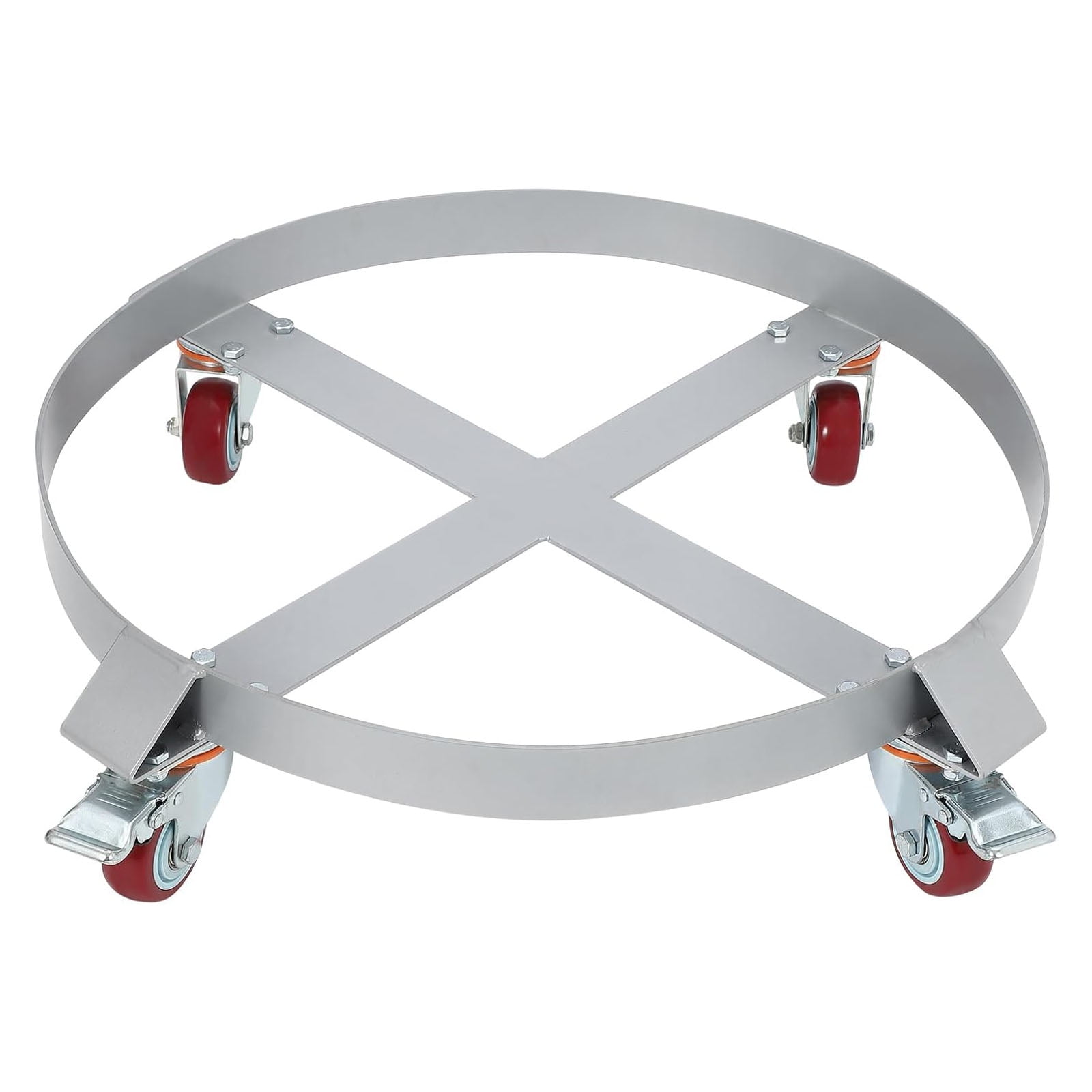 Ladcaser 55 Gallon Drum Dolly, 1000lbs Load Capacity, Steel Frame ...