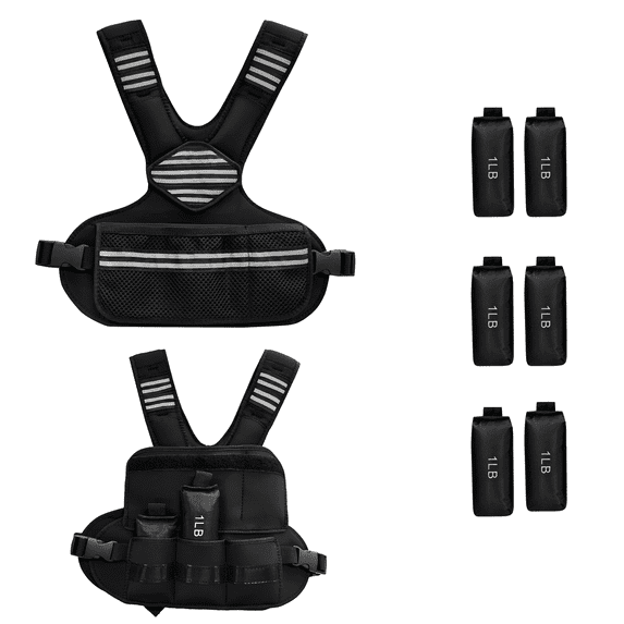 Ladcaser Adjustable Wearable Weights for Strength Training, 4-10 LB Adjustable Weighted Vest for Women