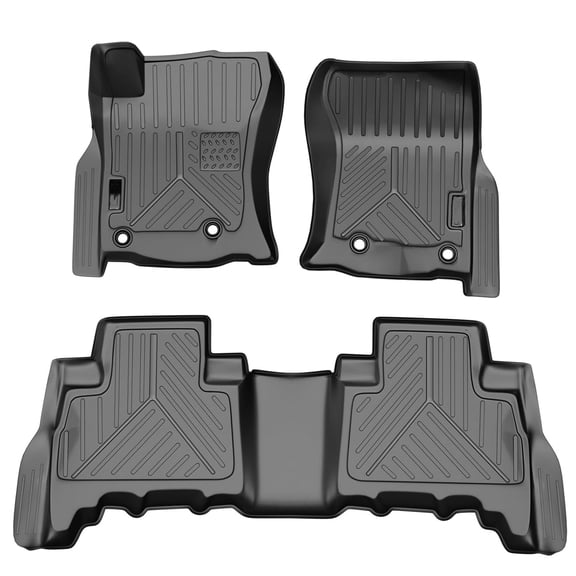 Ladcaser Floor Mats Compatible for Lexus GX460 2014-2023 / Toyota 4Runner 2013-2023 TPE All-Weather Car Floor Liners Black