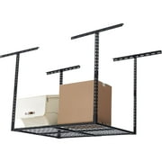 Ladcaser Garage Ceiling Storage Racks 3'x4' Heavy-Duty Ceiling Storage Shelves, 48"x36" Steel Garage Sheving, Easy Installation, Space-Saving Design for Organizing