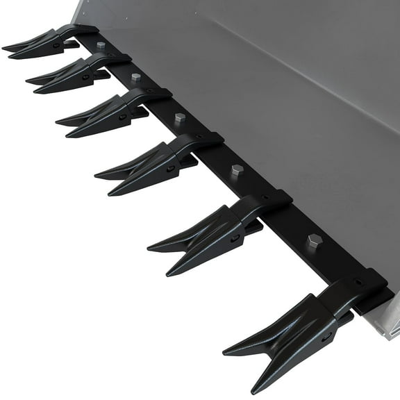 Ladcaser Heavy Duty 46" Bucket Tooth Bar for Sub-Compact Tractors, No Drilling Required, Fits 1/2-Inch or Smaller Bucket Cutting Edges, 4560lbs Load Capacity