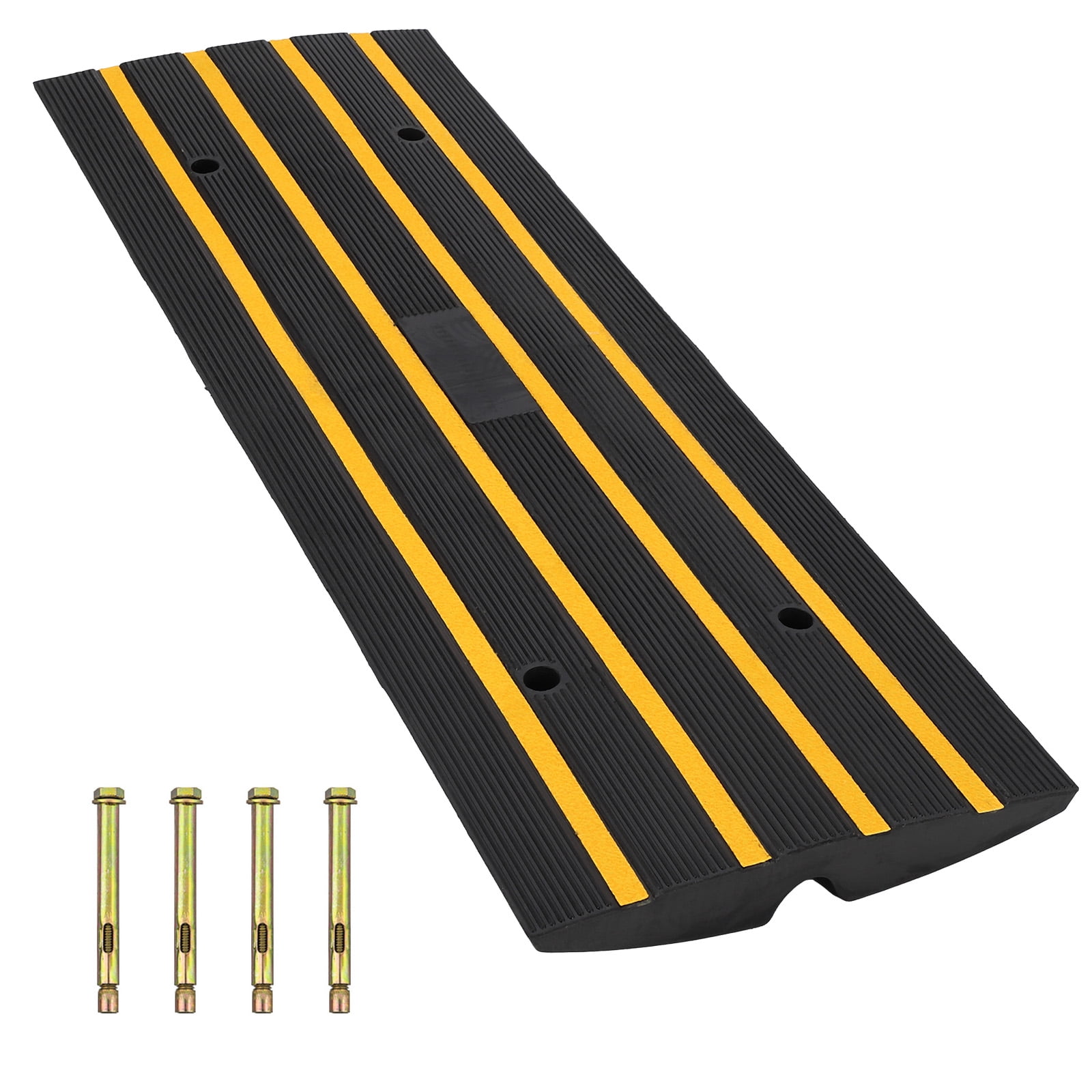 Ladcaser Rubber Threshold Ramp Heavy Duty 15Ton (33000 lbs) Capacity ...
