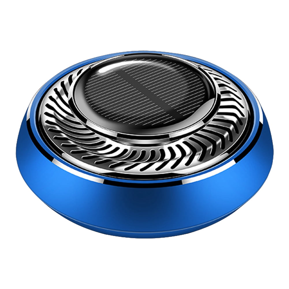 Ladcaser Solar Rotating Car Oil Diffuser, Auto Air Freshener Ornament, Aromatherapy Diffuser For Home Office Interior Perfume Ornaments Accessories