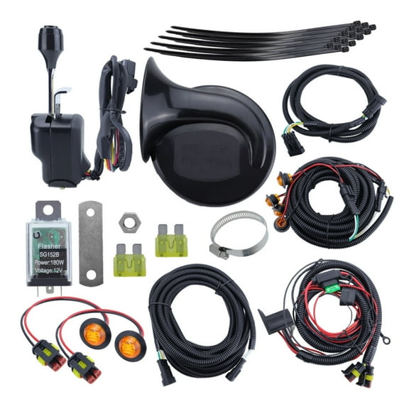 Ladcaser UTV ATV LED Turn Signal Light Kit w/Horn Toggle Switch Compatible for Polaris Ranger General RZR, Can-Am X3, Arctic Cat, CFMOTO
