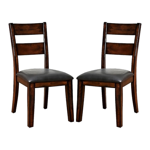 Ladder Back Cherry Chairs / Sturdy and Elegant Dining Seating