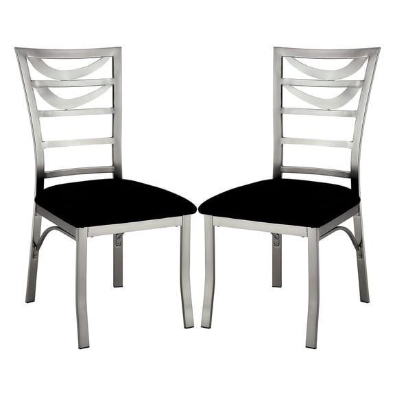 Ladder Back Design / Dining Room Decor / Comfortable 2 - Piece Chair Set