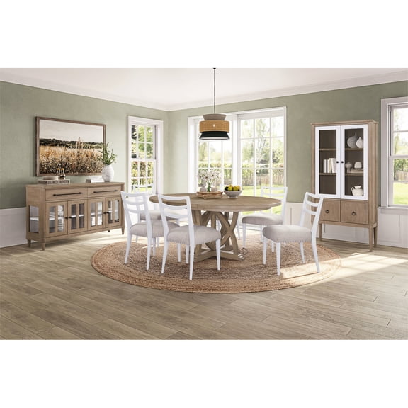 Ladder Back Design - Expandable Table - Study Room - Multi - purpose Use