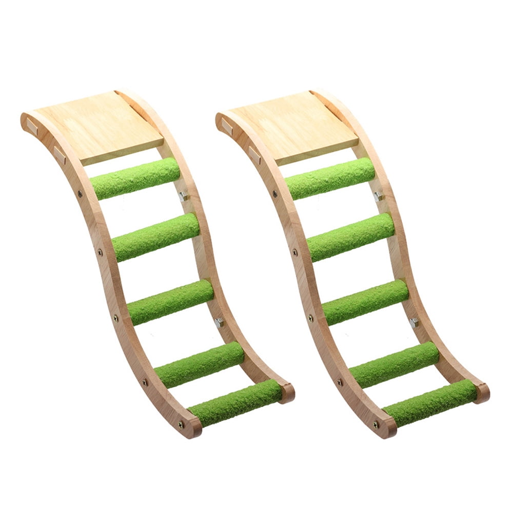 Ladder Bird Parrot Ladders Wood Parakeet Cage Plaything Toys Budgerigar