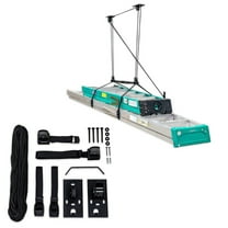 StoreYourBoard Ladder Storage Ceiling Pulley System, Garage Mount Hoist, Heavy Duty Hanging Organizer Holds 150 lbs