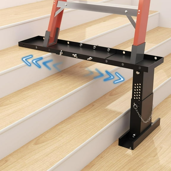 Ladder Extender Extra-Long, Heavy Duty Ladder Leveler | 400LBS Weight Capacity | 20.5" - 36.2" Adjustable Length & 13.1”-19.3” Height Range, Fit for Single Ladders & Extension Ladders