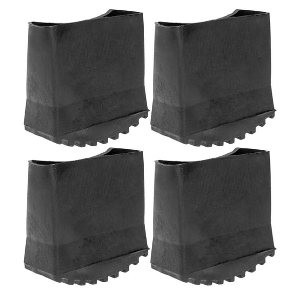 Ladder Feet Rubber Pads: 4pcs Non- Telescoping Ladder Feet Covers Rubber Steep Ladder Foot Pads Step Versatile Ladder Feet Protector Ladder Leg Covers Ladder Accessories