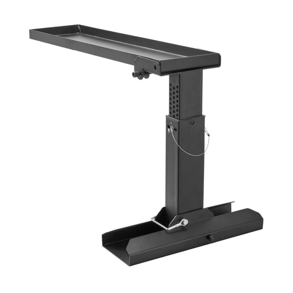 Ladder Leveler - 23.4" Steel Stabilizer for Uneven Ground, Stair Ladder Support, Folding Hopper, Extension Ladder Accessory