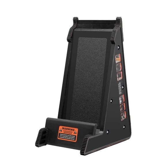 Ladder Leveler 380 lbs Capacity, Heavy Ladder Stabilizer with Storage, Leveling Tool for Extension Ladders on Uneven Ground, Black