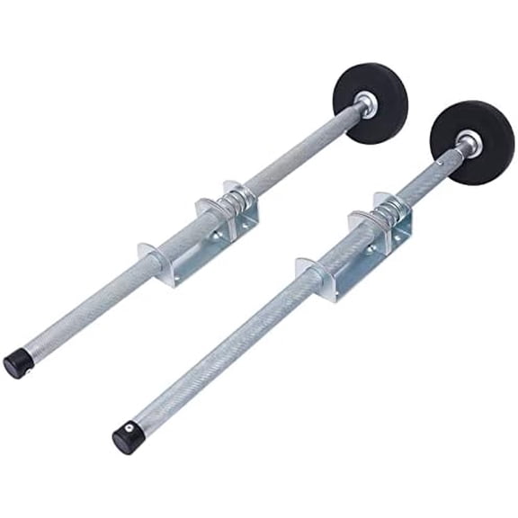 Ladder Leveler Pair, 18.5-22.44in Adjustable Extension Ladder Leg Ground Leveler with Engraved Anti-Slip Pattern Steel Pole, Universal Stair Ladder Stabilizer, Ladder Aide Leveling Feet$$Tools