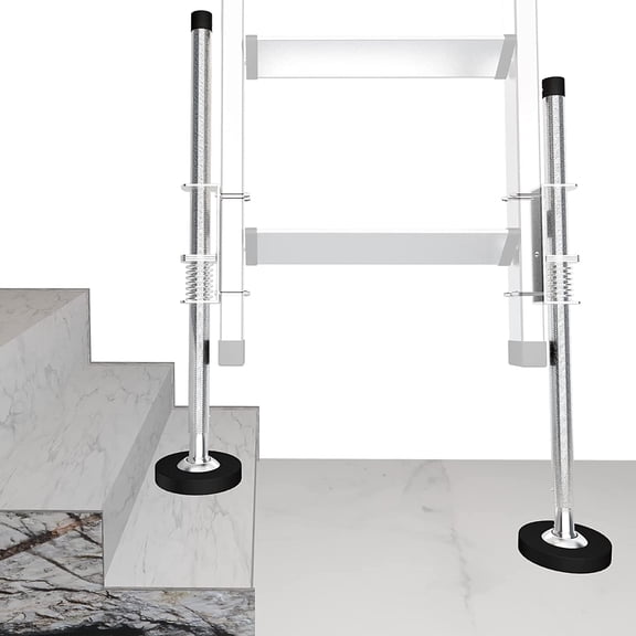 Ladder Leveler Pair,Ladder Accessories Tools Working on Stairs, Adjustable Ladder Leveler for Stable Platform and Ground Level for All Surfaces-Standard Version 20"