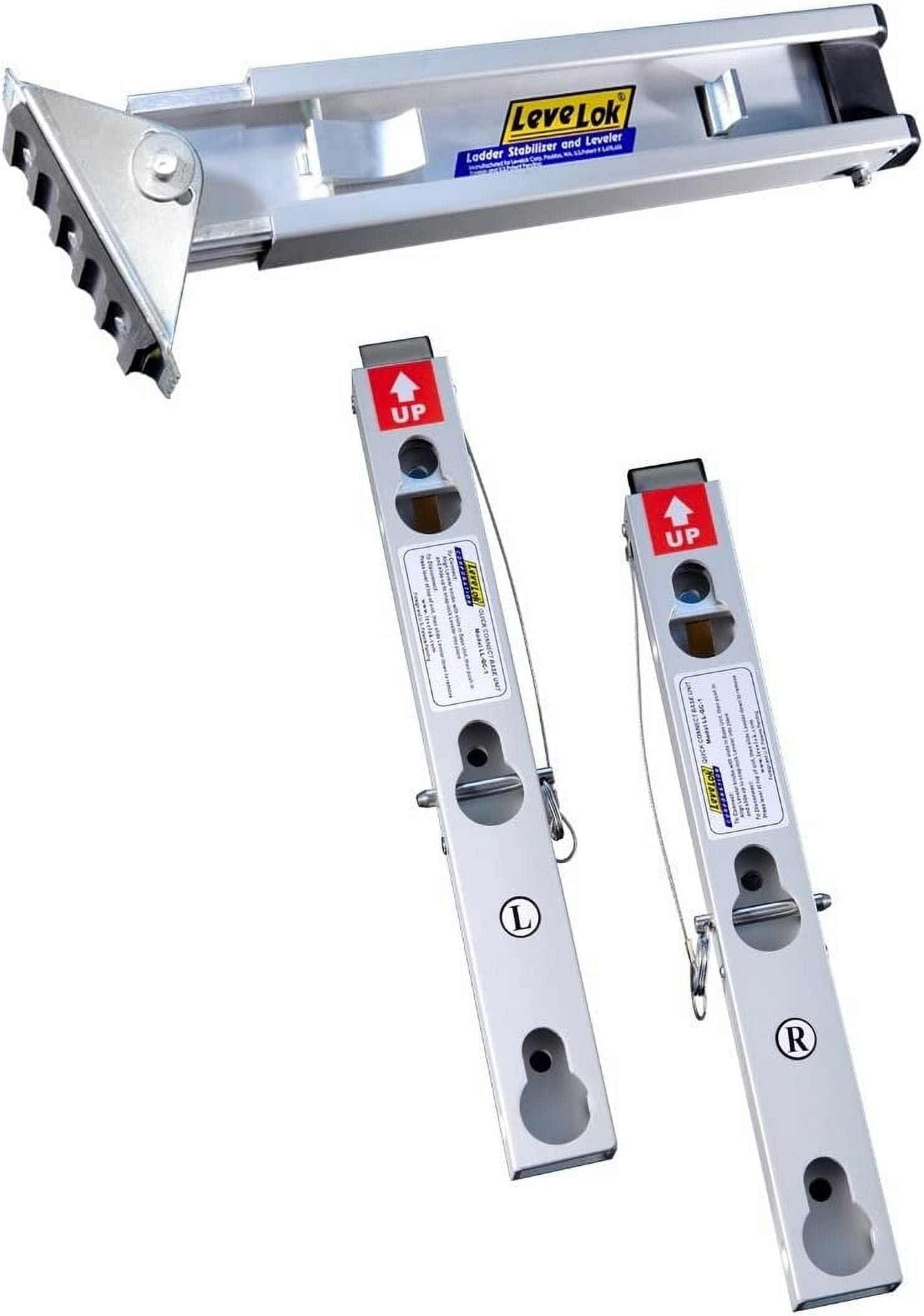Ladder Leveler Stabilizer (KeyLok Quick Connect Style) Complete Kit