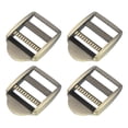 thumbnail image 1 of Uxcell Ladder Lock Buckle Slide Zinc Alloy Adjustable Webbing Strap Release Buckles 1", Vintage Bronze, 4 Pack, 1 of 6