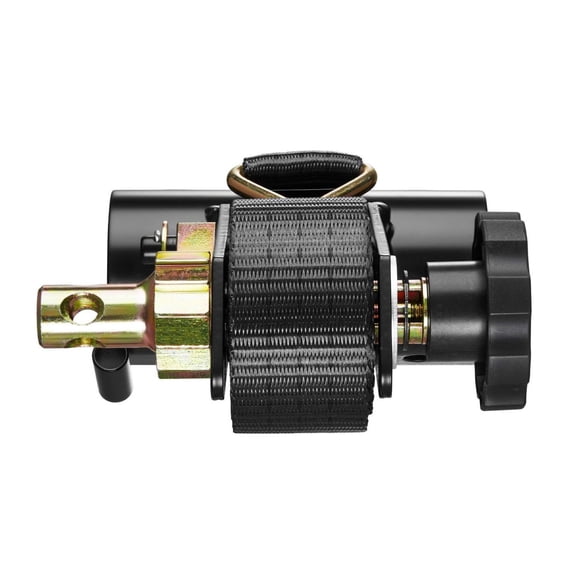 Ladder Rack Ratchet Straps, 1.87-2 in Black Round Tube Mount, 1.5 in Wide x 7.4 ft Long Black Ladder Rack Straps with Double J-Hooks, 500 lbs Load Heavy Duty, Cargo Buckle Lock Strap (2 Pack)