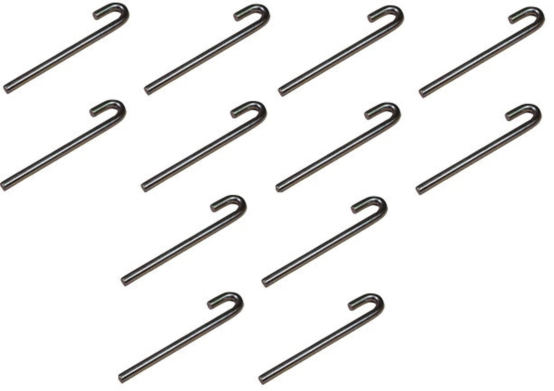 Tightening Rods  12 Pack , 5/16  0.3125  Inch, Ladder Rack Straps Replacement Tightening Tie Down Bar Universal To Round Tube Square Tube Mount Ladder Rack Ratchet Straps Zinc Yellow Plating - View #5