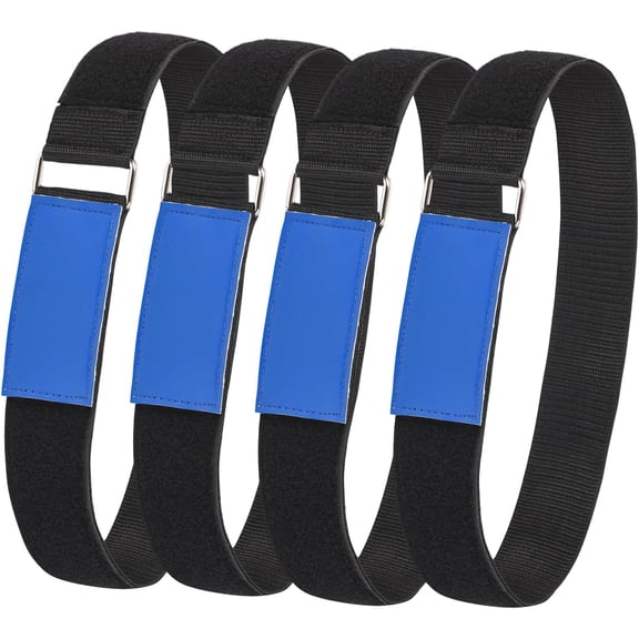 Ladder Rack Tie Down Straps, Multipurpose Securing Straps, Reusable and Adjustable, with Nylon Hook and Loop, for Ladder, Car, Truck or Boat, 33'' x 2'', 4 Pack