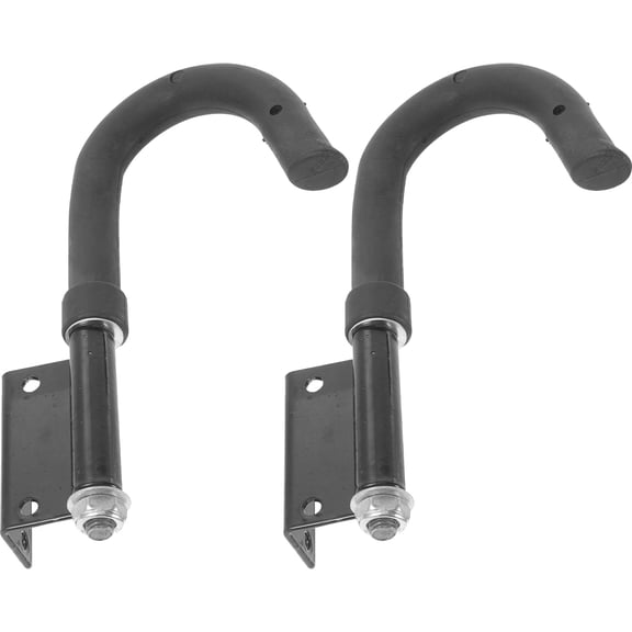 Ifundom Heavy Duty Ladder Hooks 2-Pack Stainless Steel with Non- Rubber Grip for Home, Garage, and Outdoor Use