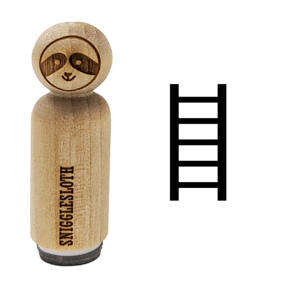 Ladder Solid Rubber Stamp for Scrapbooking Crafting Stamping - Large 1-1/4 Inch