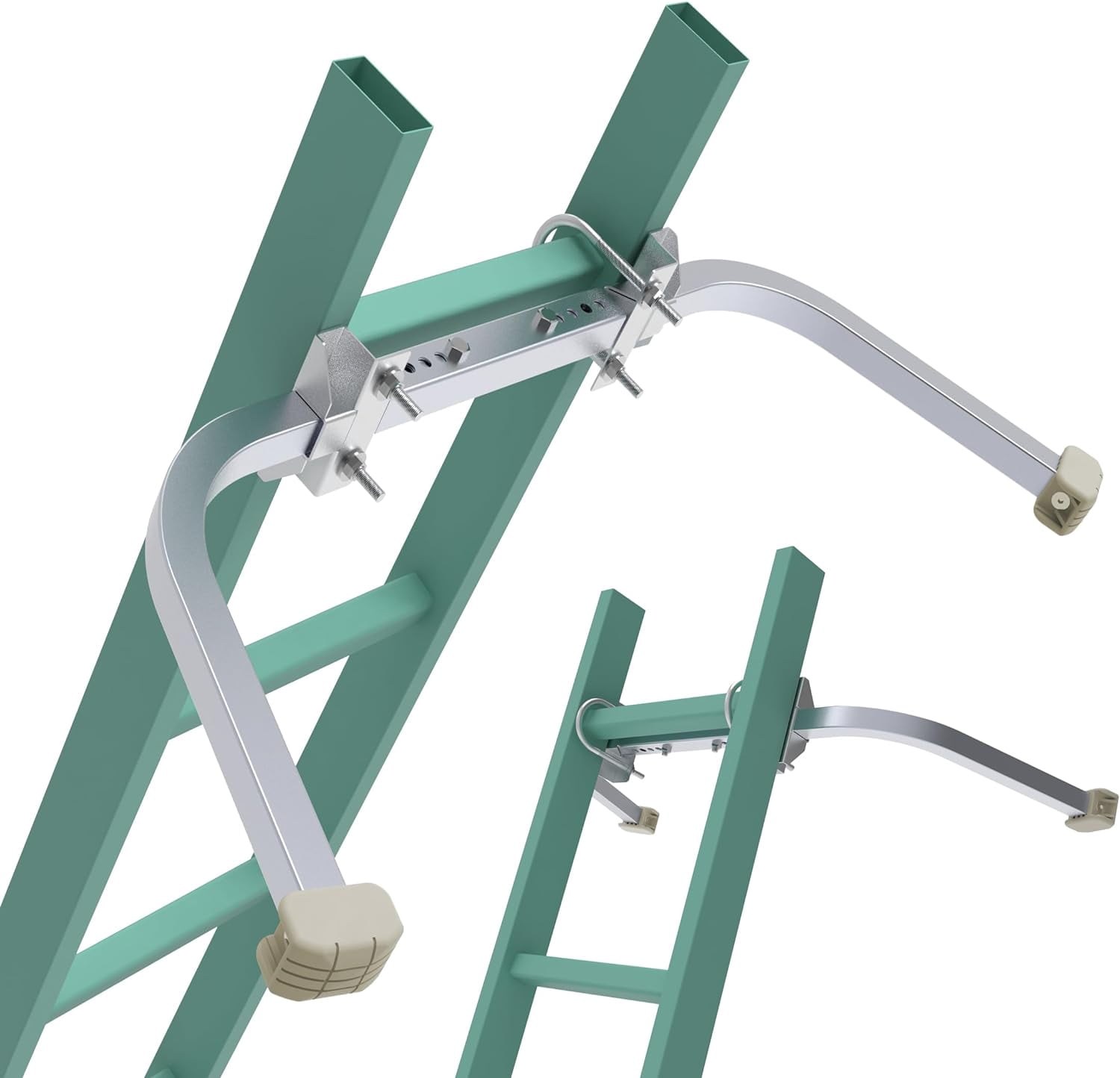 Spouting Ladder Ladder Stabilizer,Heavy Duty Aluminum Extended Ladder Accessory for ...