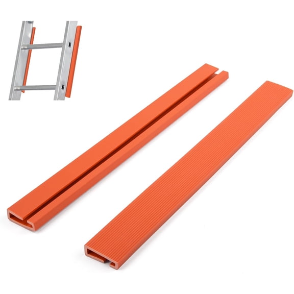 Ladder Stabilizer, Rail Ladder Covers for Gutters & Roof, Ladder Safety Protector Fits Extension Ladders with 1Wide Offset T Profile, Used to Fall Prevention and Scratch Protection, 2 Pack