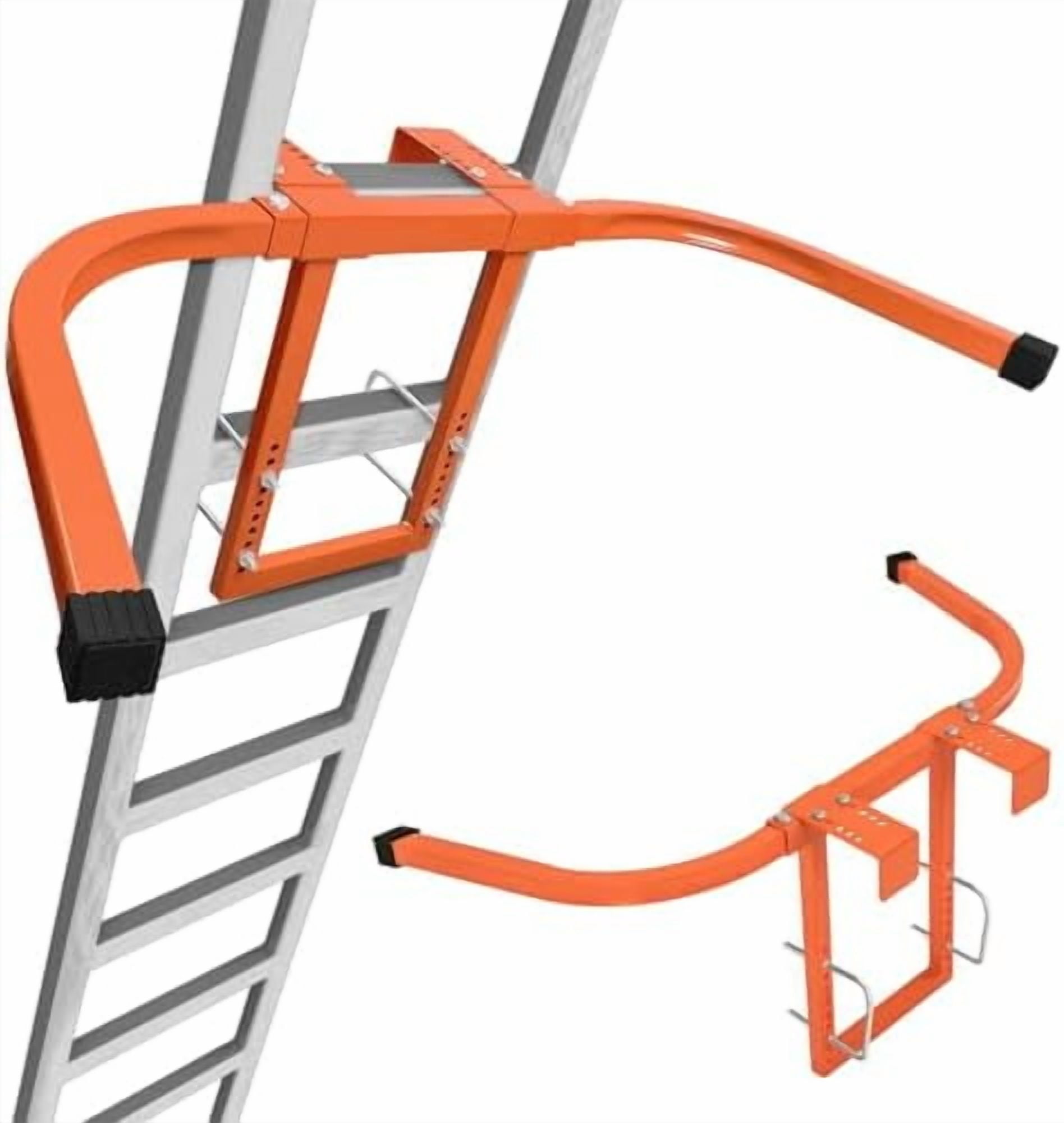 Ladder Stabilizer For Roof Gutter Wall, Heavy Duty Steel Extension Ladder Standoff Stabilizer With Non-Slip Rubber, Wing Span Wall Extension Accessory, Secure And Stable Ladder Standoff Arms$$Tools - View #5