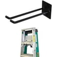 thumbnail image 1 of Ladder Storage Wall Hook – Heavy Duty Steel Ladder Hanger for Garage Wall, Holds 2–3 Ladders, Ladder Hooks for Wall Mount, Supports up to 50 lbs, 1 of 5