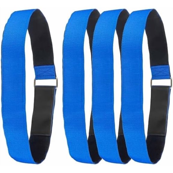 Ladder Straps,Ladder Rack Tie Down Straps,Adjustable Multipurpose Securing Straps with Hook and Loop for Ladder, Home, Garage, Car, Truck or Boat (4)