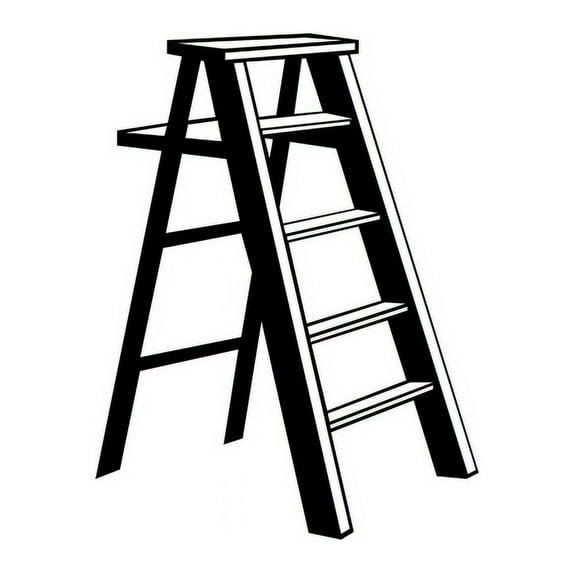 Ladder Tool Tools Car Vinyl Decal Sticker Stickers 0007 - 36 Inches