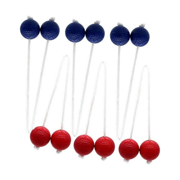 Ladder Toss Replacement Soft Balls Safe for Kids() Red