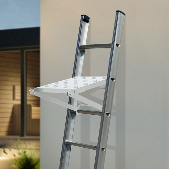 Ladder Work Platform Accessory Heavy Duty, Foldable, Easy To Install, 330.69 Lbs Load Capacity, Perfect for High Operations, Painting, Wiring, and More