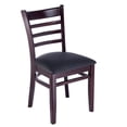 thumbnail image 1 of Ladderback Side Chair in Dark Mahogany (Set of 2), 1 of 2