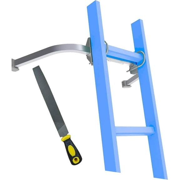 Ladders Stabilizer,Accessory for Roof Gutter Wing Span/Wall Extension Ladder Standoff Arms,Extension Ladder Accessory for Roof Gutter and 8 File