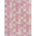 thumbnail image 1 of Laddha Home Designs 110" Pink and Cream Handcrafted Rectangular Coverlet - King Size, 1 of 4