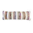 thumbnail image 1 of Laddha Home Designs 36" Multicolored Striped Handmade Rectangular Lumbar Pillow, 1 of 9