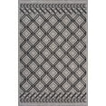 thumbnail image 1 of Laddha Home Designs 5' x 7' Black and Tan Geometric Daze Rectangular Outdoor Area Throw Rug, 1 of 7