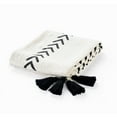 thumbnail image 1 of Laddha Home Designs Black and White Chevron Throw Blanket 50" x 60", 1 of 9