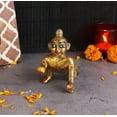 Laddu Gopal Bal Gopal Krishna Gopala Idol Statue Pure Brass